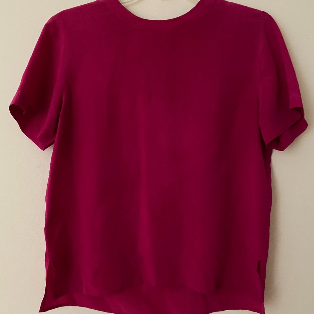 Jones New York hot pink top